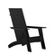 Flash Furniture Black Modern Dual Slat Back Adirondack Chair JJ-C14509-BK-GG - alternate 8